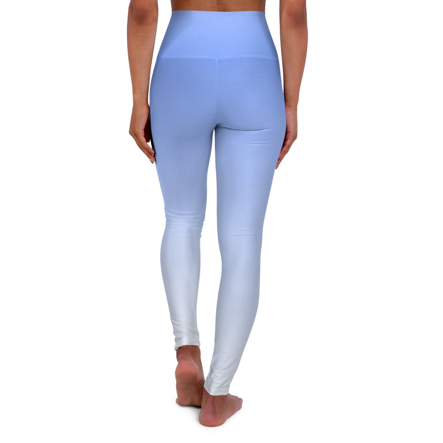 High Waisted Leggings Blue Ombre "S is for Shannon's SHARE"