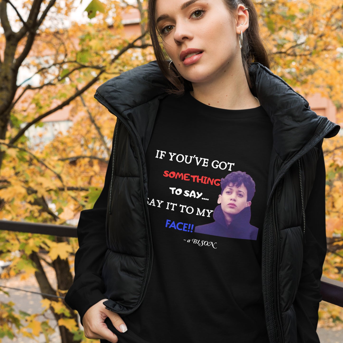 Say it to my face Unisex Long Sleeve Tee HBCU Collection