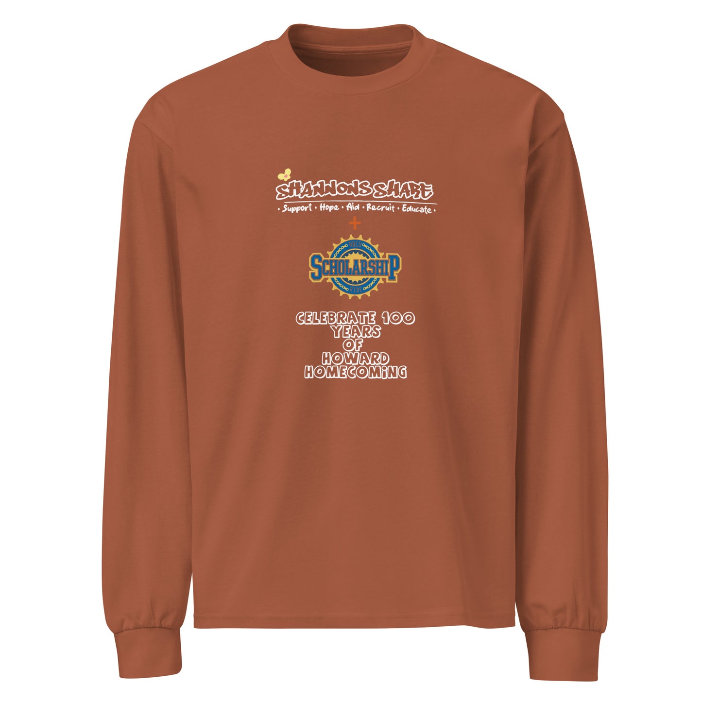 100 Years of HU Homecoming long sleeve shirt