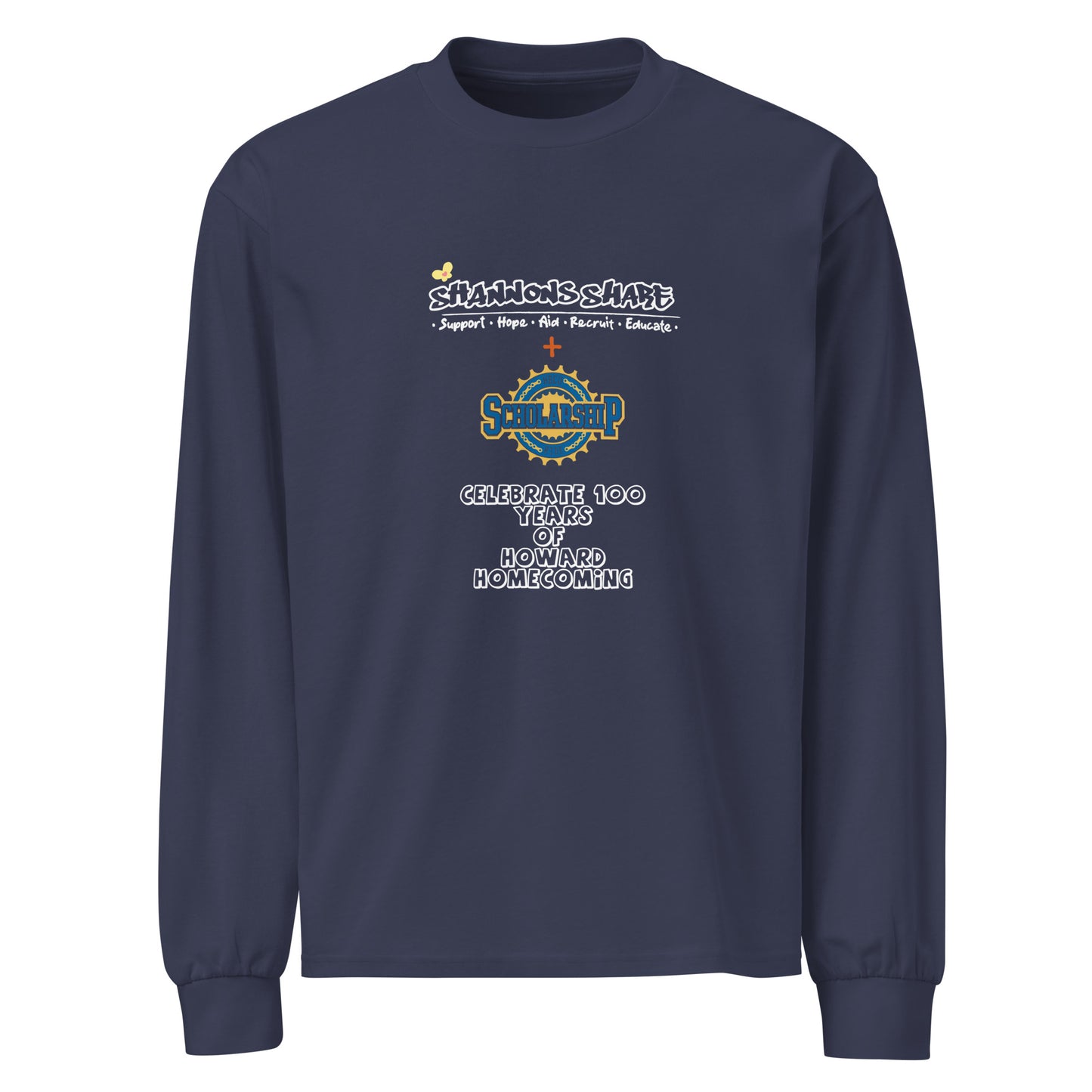 100 Years of HU Homecoming long sleeve shirt