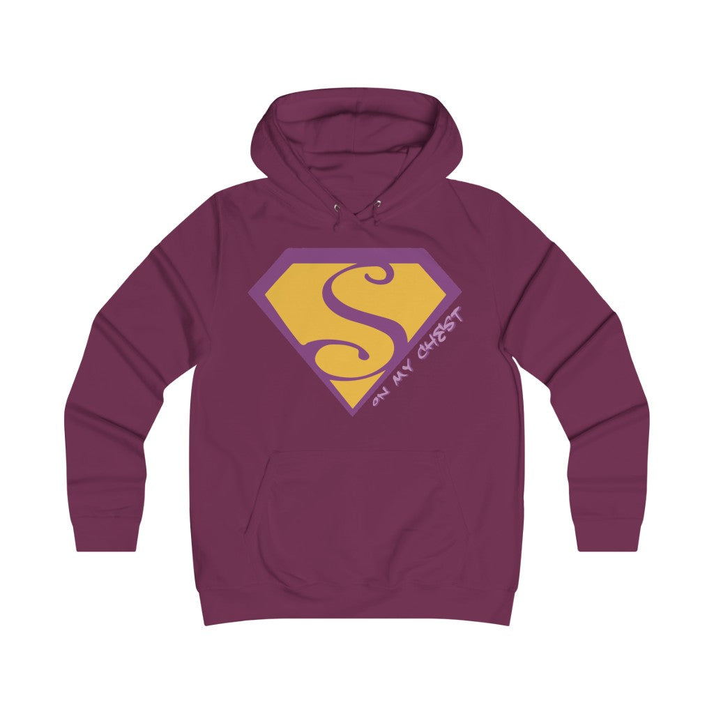 Artist Collection : Ladies Girly Hoodie - "S" on my chest