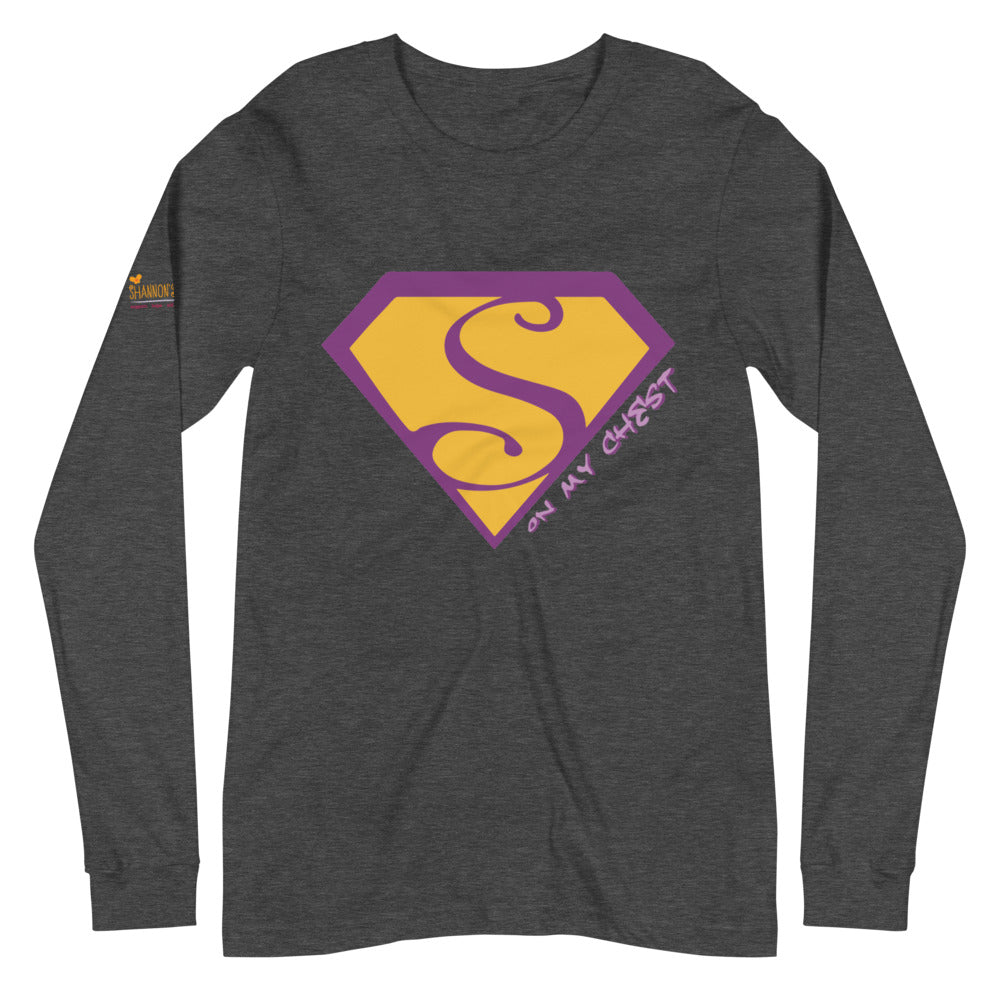 Artist Collection - Men's / Unisex Long Sleeve Tee - "S" on my chest