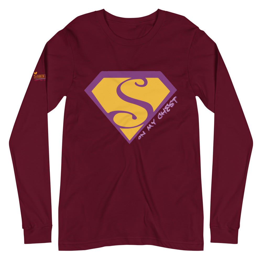 Artist Collection - Men's / Unisex Long Sleeve Tee - "S" on my chest
