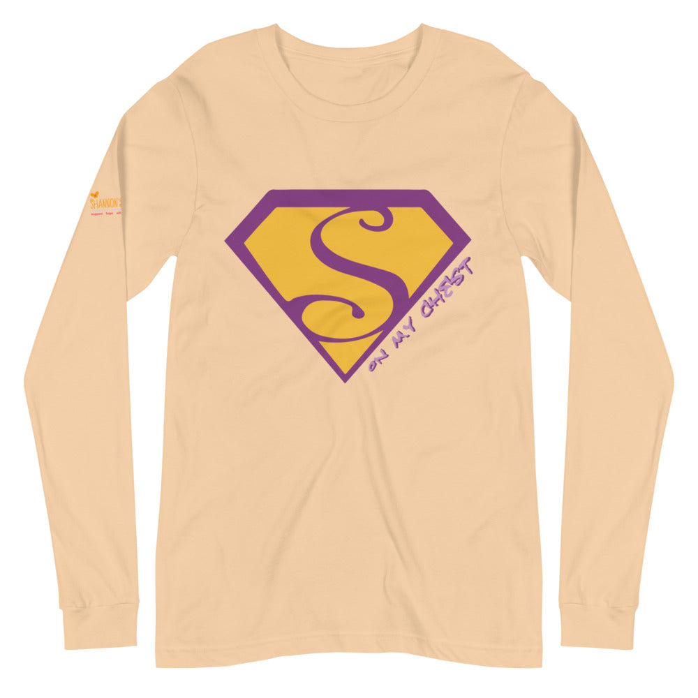 Artist Collection - Men's / Unisex Long Sleeve Tee - "S" on my chest