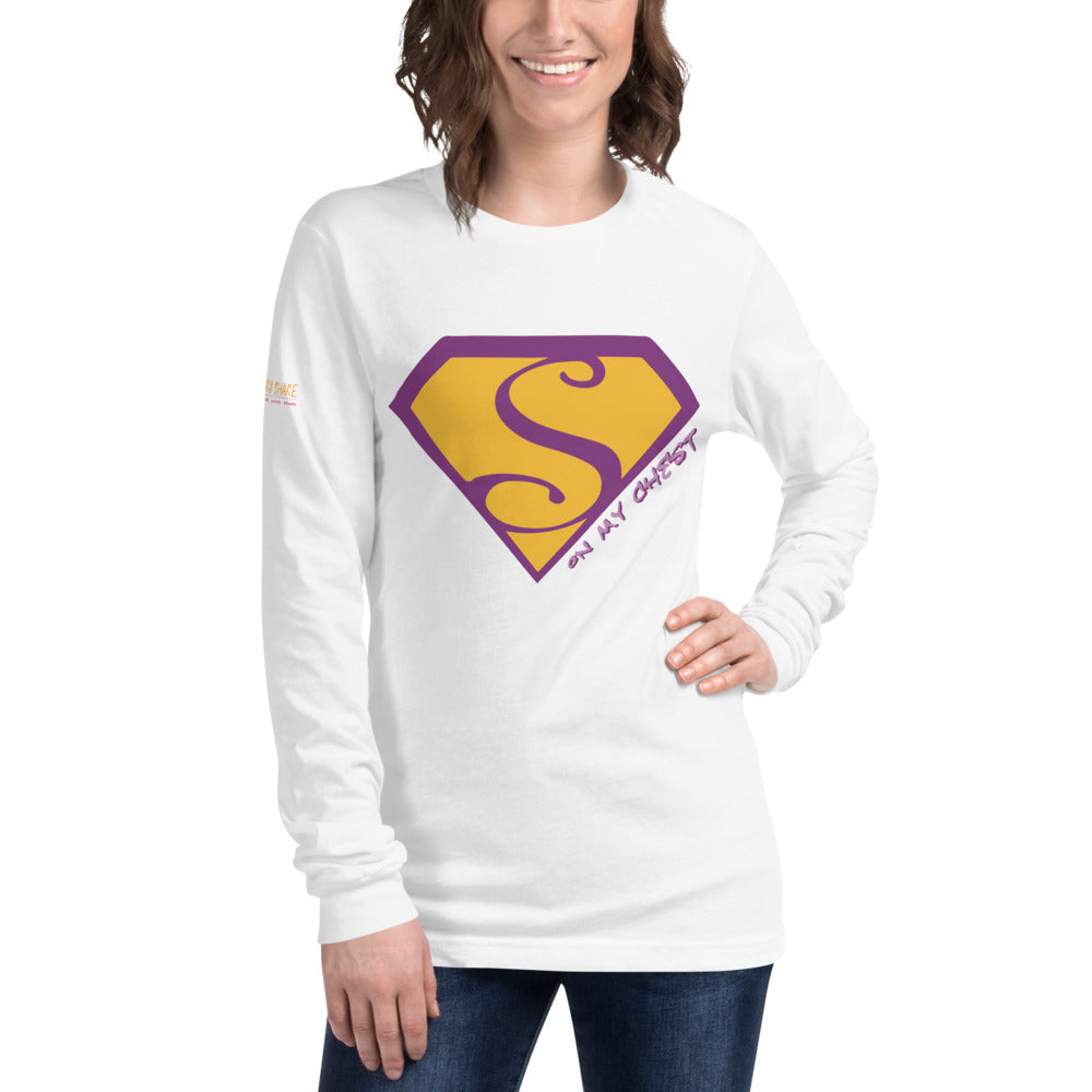 Artist Collection - Men's / Unisex Long Sleeve Tee - "S" on my chest