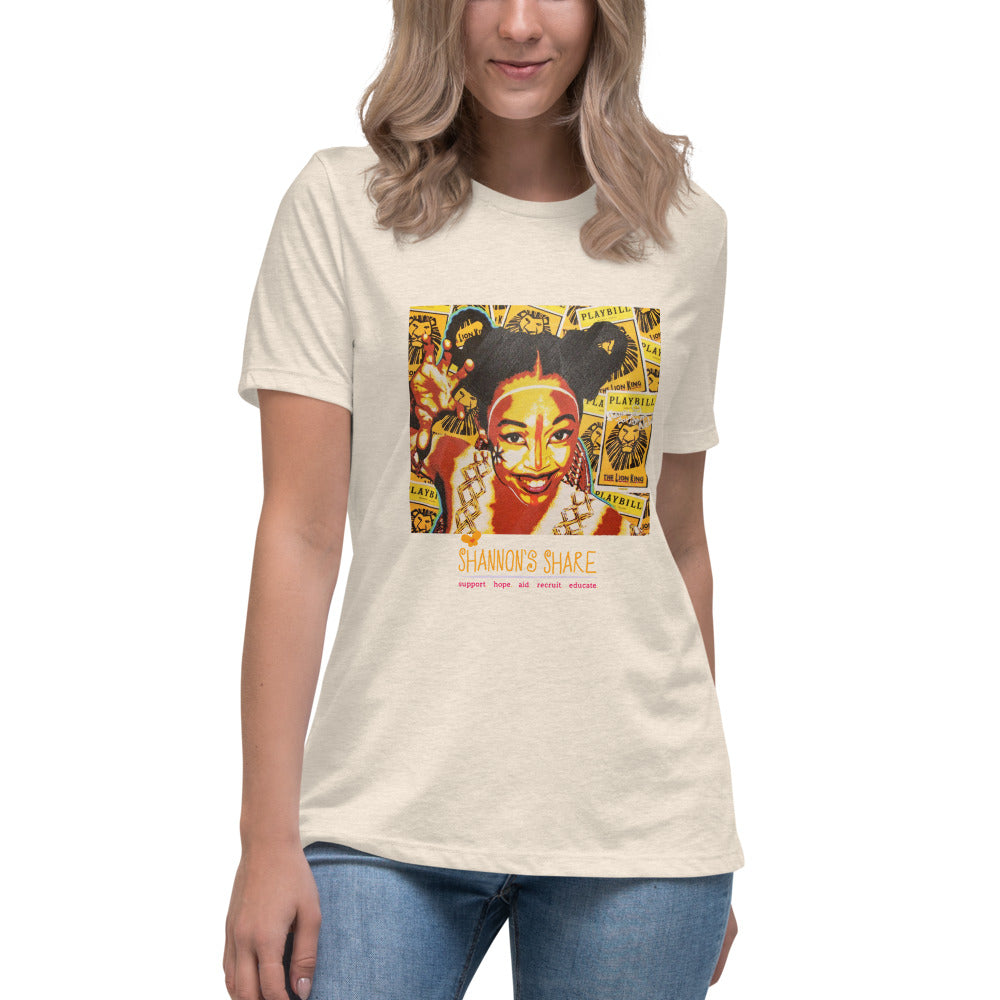 Artist Collection: Women's Relaxed Shannon Art T-Shirt