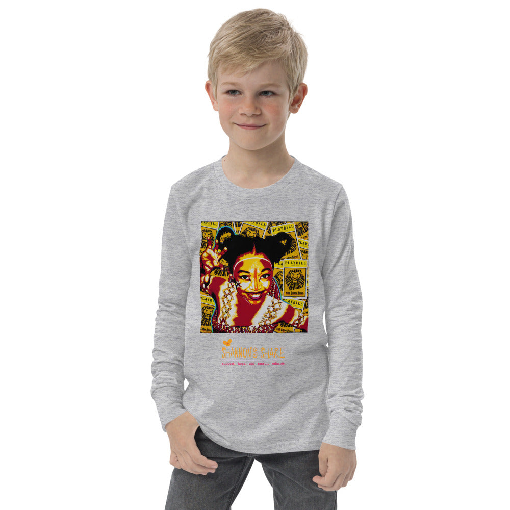 Artist Collection: Youth long sleeve Shannon Nala tee