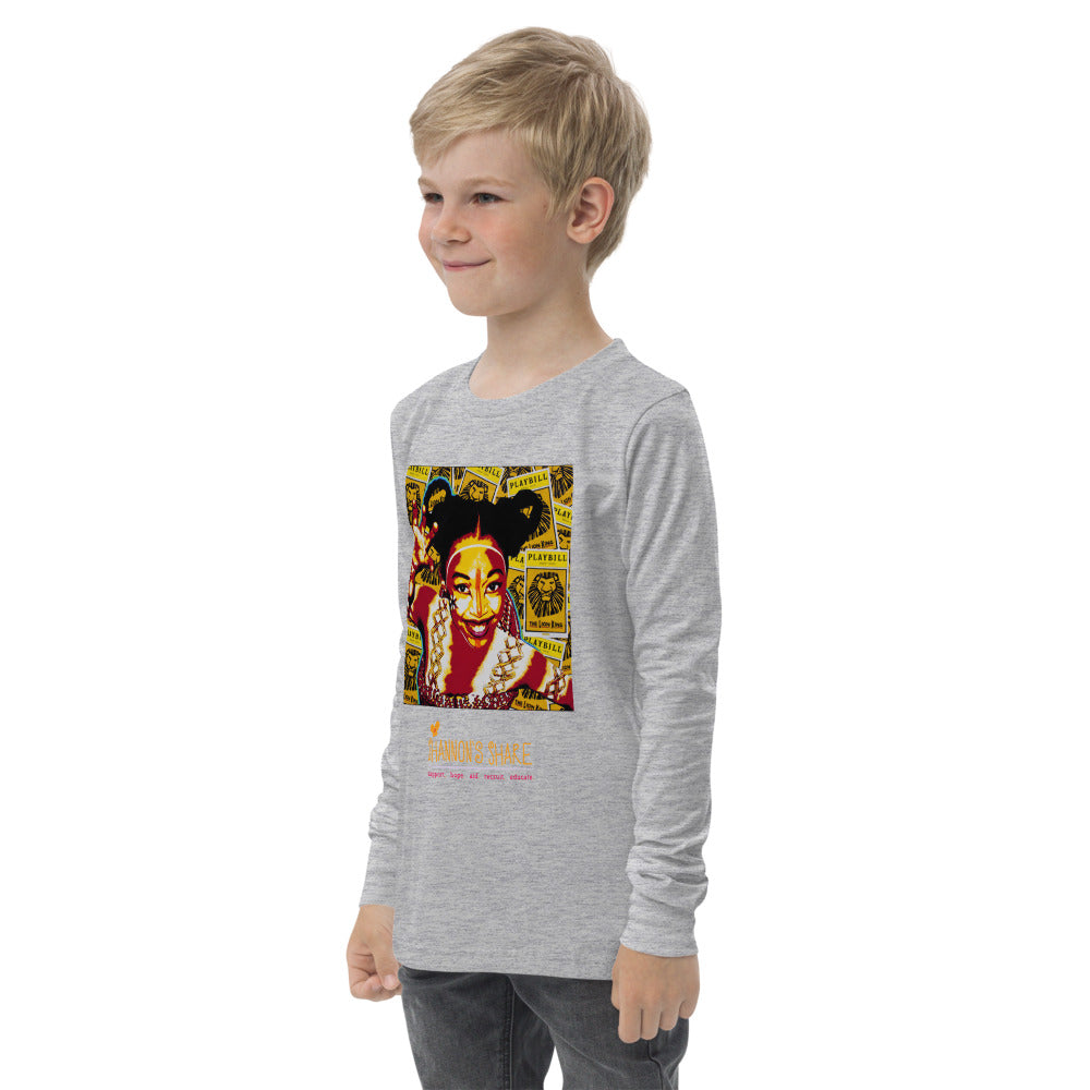 Artist Collection: Youth long sleeve Shannon Nala tee