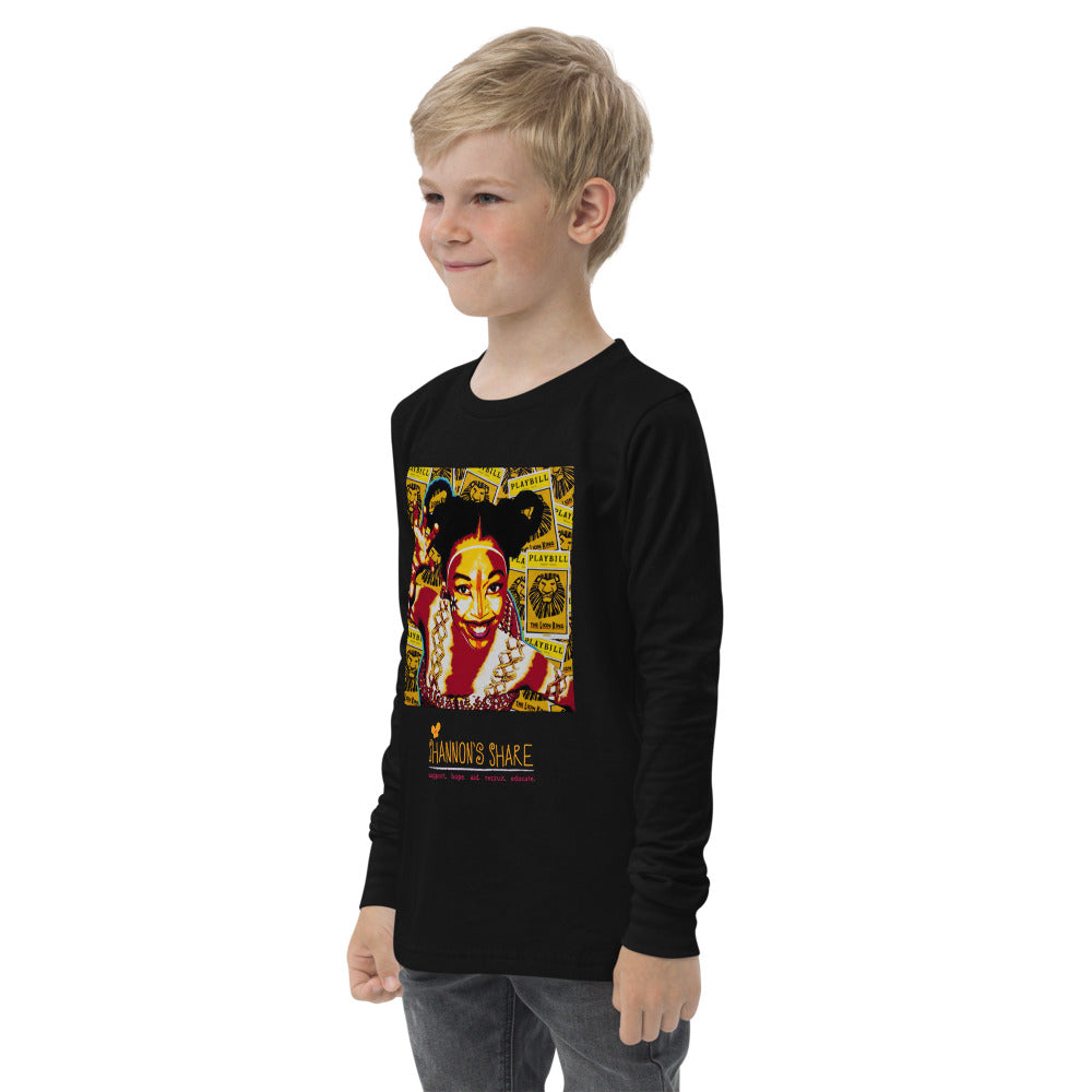 Artist Collection: Youth long sleeve Shannon Nala tee