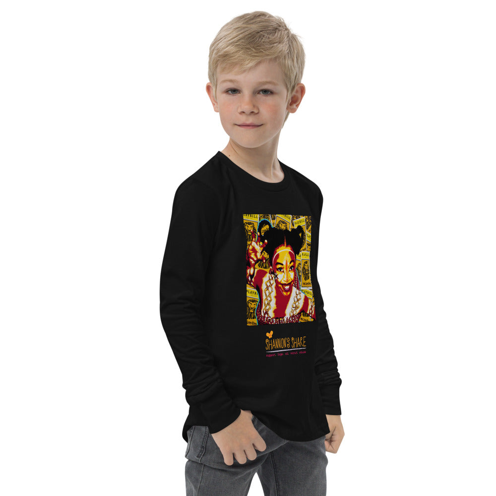 Artist Collection: Youth long sleeve Shannon Nala tee