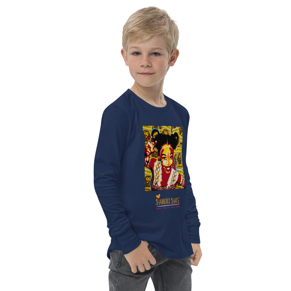 Artist Collection: Youth long sleeve Shannon Nala tee