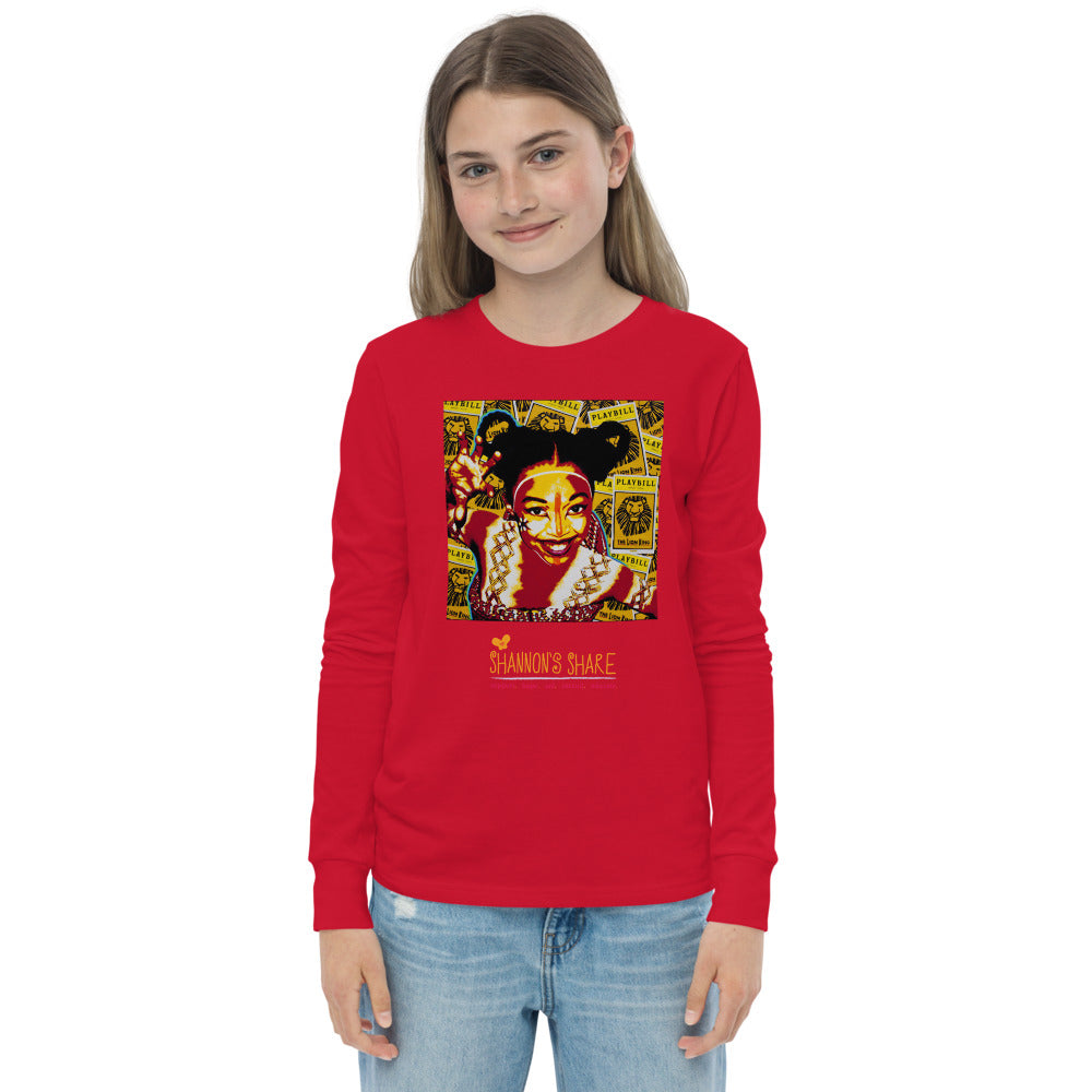 Artist Collection: Youth long sleeve Shannon Nala tee