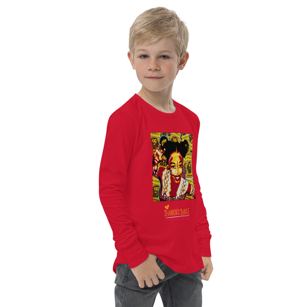 Artist Collection: Youth long sleeve Shannon Nala tee