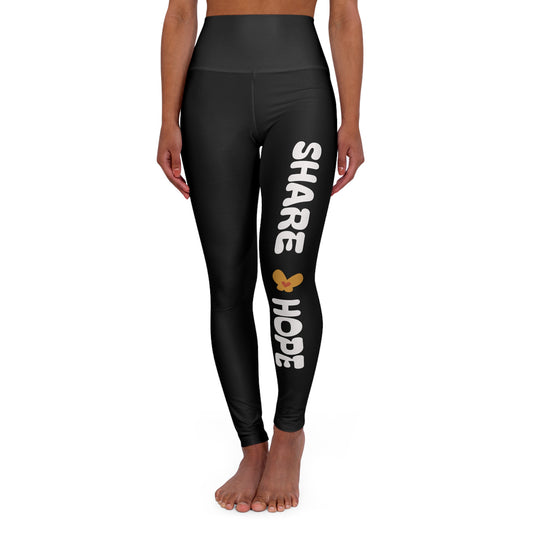 SHARE HOPE High Waisted Leggings - All purchases benefit our mission to save lives