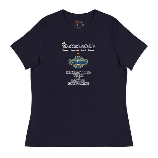 100 Years of HU Homecoming - Women's Relaxed T-Shirt