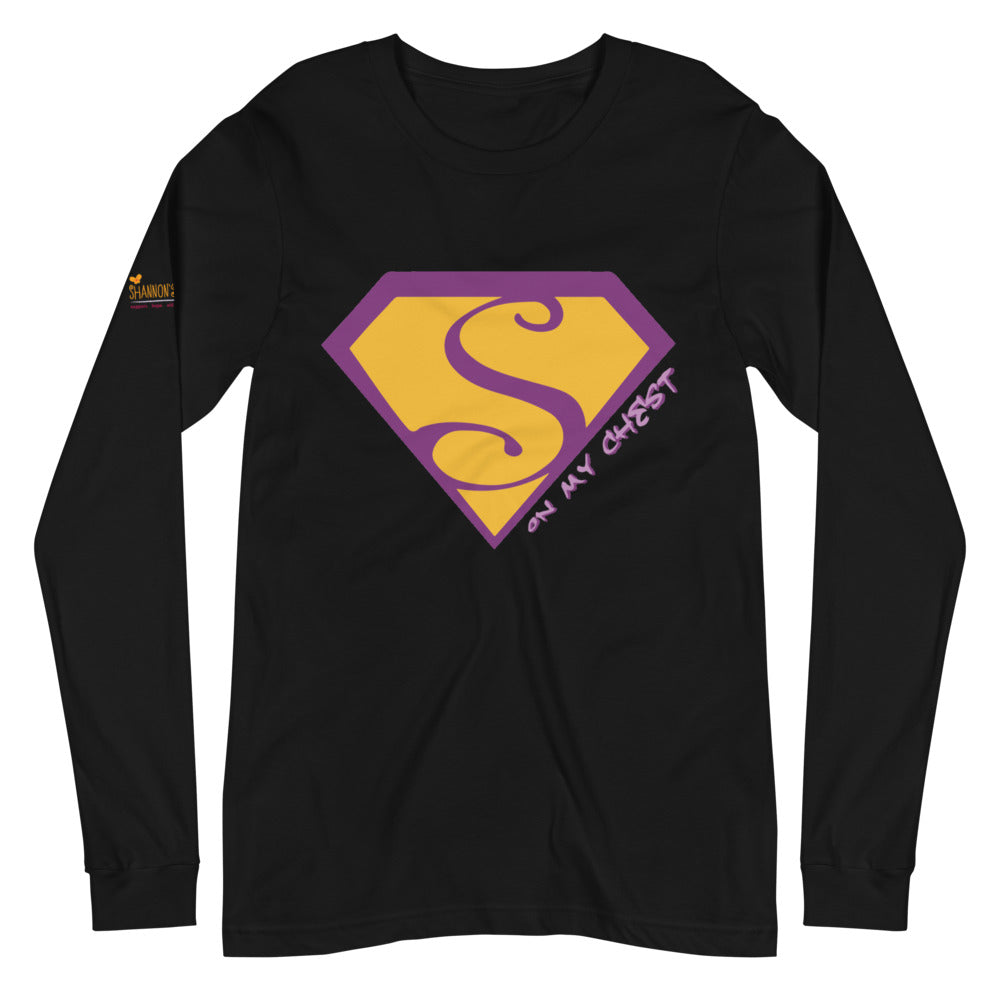 Artist Collection - Men's / Unisex Long Sleeve Tee - "S" on my chest