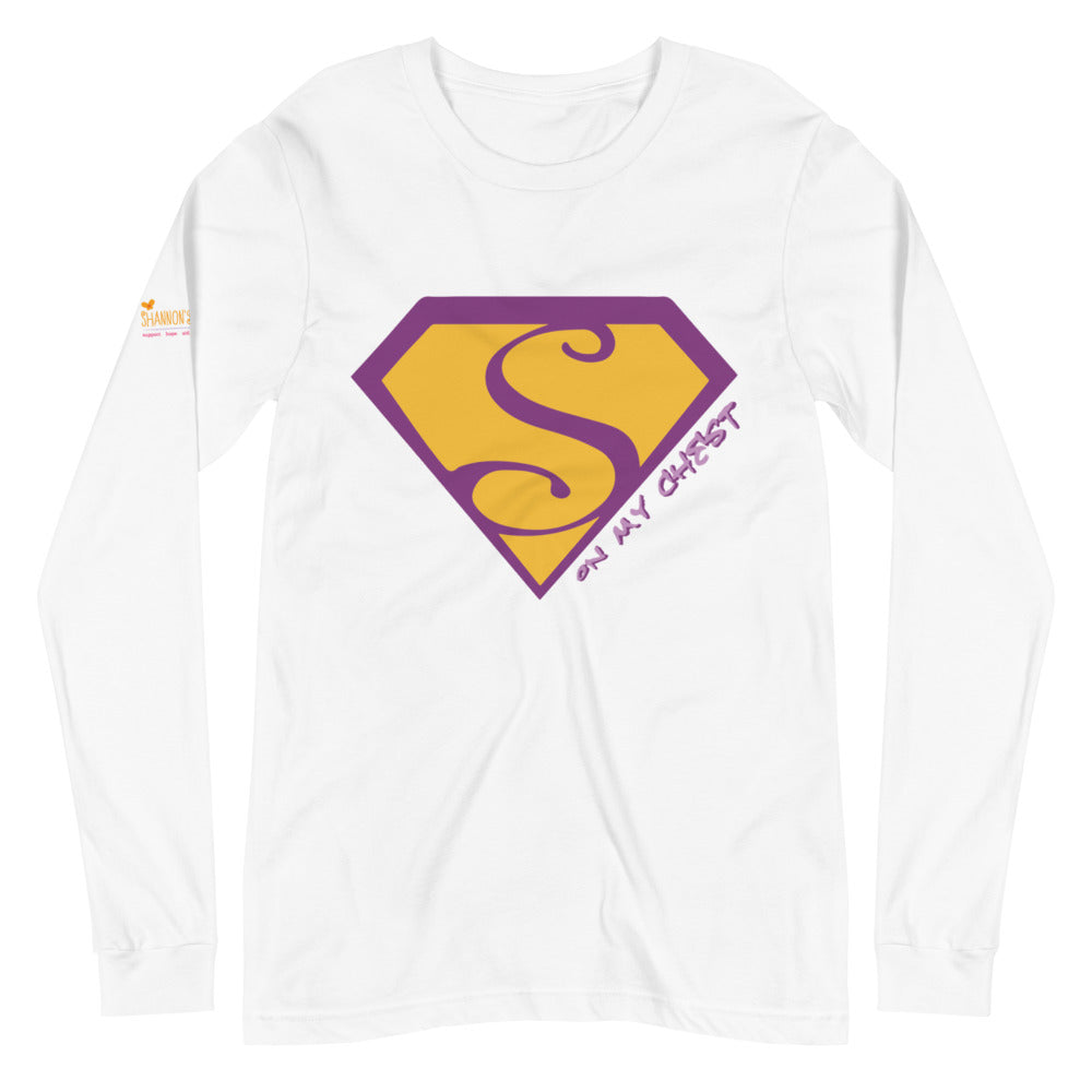 Artist Collection - Men's / Unisex Long Sleeve Tee - "S" on my chest