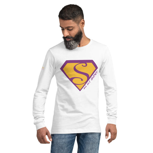 Artist Collection - Men's / Unisex Long Sleeve Tee - "S" on my chest