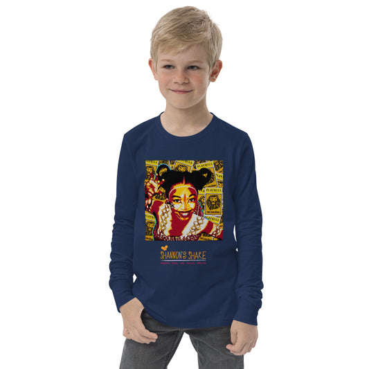 Artist Collection: Youth long sleeve Shannon Nala tee